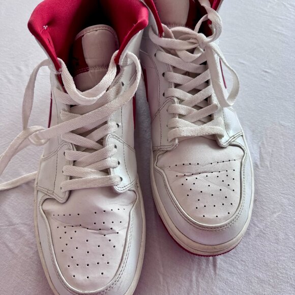 Nike Air Jordan 1 White Gym Red - Picture 5 of 7